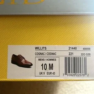 Stacy LTD WILLITS Men’s Dress Shoes in Cognac.  Size 10 New in Box. Men main image 4